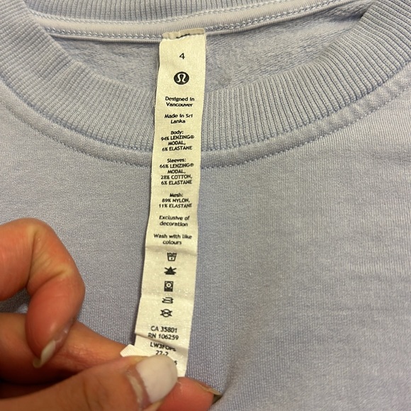 COPY - lululemon Modal Fleece Pullover - Picture 3 of 3